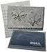 RFID Protected Blue Butterfly Debit Card Holder w/ Register & Photo Insert