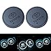 Wall Stickz Auto Sport 2PCS LED Cup Holder Mat Pad Coaster with USB Rechargeable Interior Decoration Light Fit To-yot Accessories