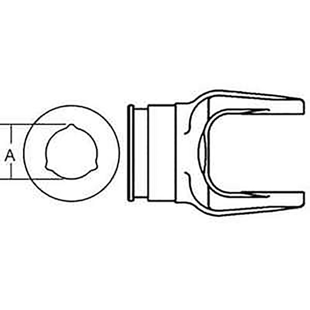 Amazon.com: 279521 New Ford/New Holland Disc Mower Outer Tube Yoke 442 462  465 616 617: Industrial & Scientific