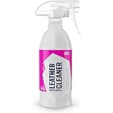 GYEON LeatherCleaner Natural – Mild pH-Balanced Leather Cleaner for Semi-Aniline & Nappa Leather – Removes Oily Residue, Discoloration & Dirt – No Residue Formula for Luxury Interior Detailing Prep