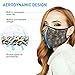 ANALAN Mouth Mask Anti Pollution Dust Mask Washable And Reusable Mask For Flu Pollen Allergies Somke (Gold Life Flower)),