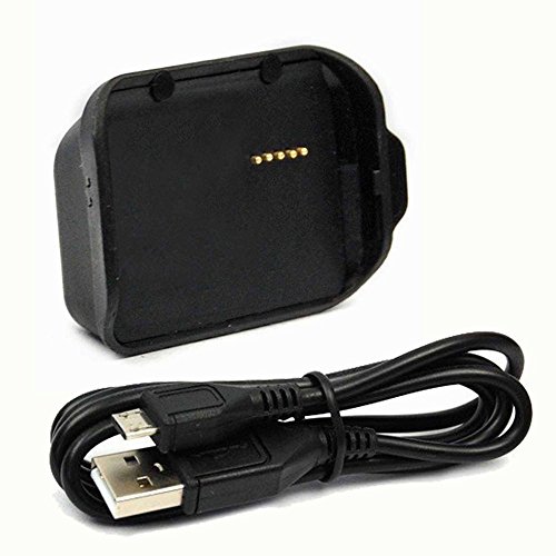 Gear 2 Neo R381 Charger, Threeeggs Charging Cradle Dock Replacement Charger with Micro USB Charging Cord for Samsung Galaxy Gear 2 Neo R381 Smart Watch