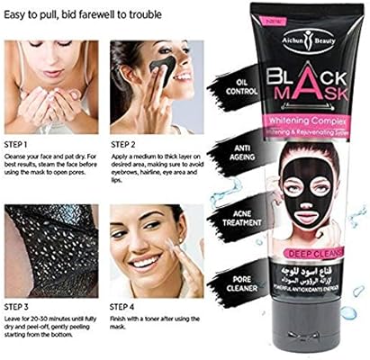Download Aichun Beauty Whitening Complex Black Mask Remove Blackhead Deep Cleansing Pilaten Blackhead Remover Purifying Peel Face Mask 120ml Amazon Sg Beauty PSD Mockup Templates