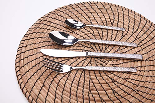 Silverware Flatware Tableware Cutlery Set Service for 2, Dishwasher Safe,8-Piece
