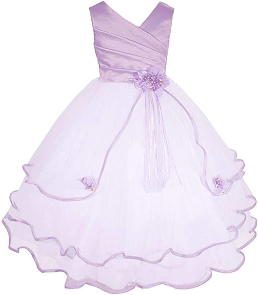 Big/Little Girls Flower Girl Communion Pageant Wedding Easter Dress