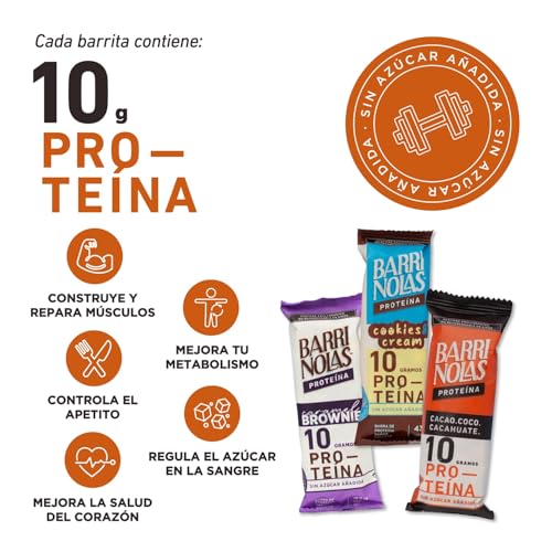 Barrinolas Proteína Mix Pack 15pz 10g Proteína