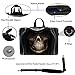Meffort Inc 15 15.6 inch Neoprene Laptop Sleeve Bag Carrying Case with Hidden Handle and Adjustable Shoulder Strap - Skull Face