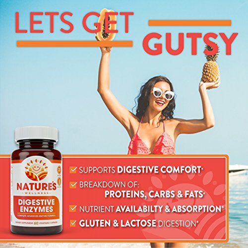 Digestive Enzymes Complete Advanced Multi Enzyme Supplement for