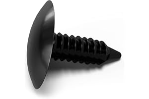 NATIKON Medium Multi-Gauge Strapping Rivets Fasteners 3/4" Length for Patio Lounge Chair Repair 30 Pack (Black)