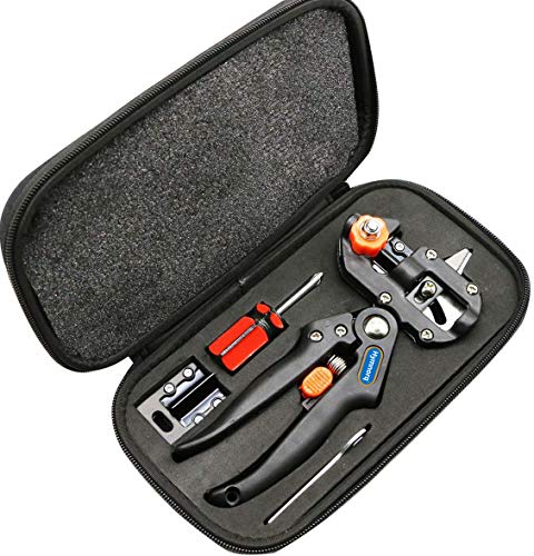 Hymnorq Garden Fruit Tree Professional Pruning Shears Grafting Cutting Tool with 3 Replaceable Blades