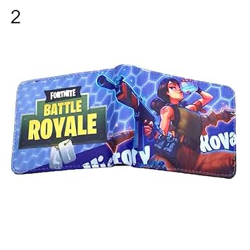 ljqqjdz mode simili cuir fortnite jeu dessin anime imprime carte cash portefeuille porte monnaie cadeau - monnaie fortnite