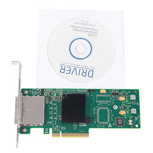 10Gtek External PCI Express SAS/SATA HBA, LSI SAS2008 Chip, 8-Port 6Gb/s, Same as LSI 9200-8E