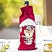 VEEYOL Christmas Wine Bottle Cover, Christmas Snowman Santa Gift Wine Bags, Xmas Home Party Table Dinner Decorations, Set of 3