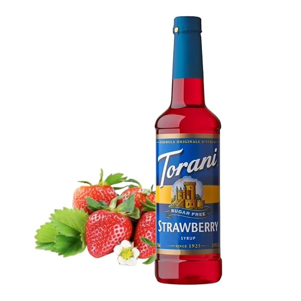 STRAWBERRY SYRUP, SUGAR-FREE BY TORANI