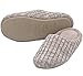 HomeIdeas Women's House Indoor Slippers Memory Foam Slip-on Bedroom Cozy Summer Lightweight Outdoor Shoes with Rubber Sole (Size 7-8 B(M) US, Beige)