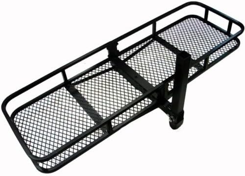 SP Product 60"x20" Truck SUV Trailer Folding Basket [Hauler Truck or Car Hitch 2" Receiver]