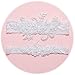 Slocyclub Lovely Women Ivory Bridal Garter with Pearl Lace Garter Set