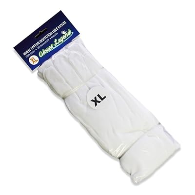 12 Pairs Gloves Legend White Coin Jewelry Silver Inspection Cotton