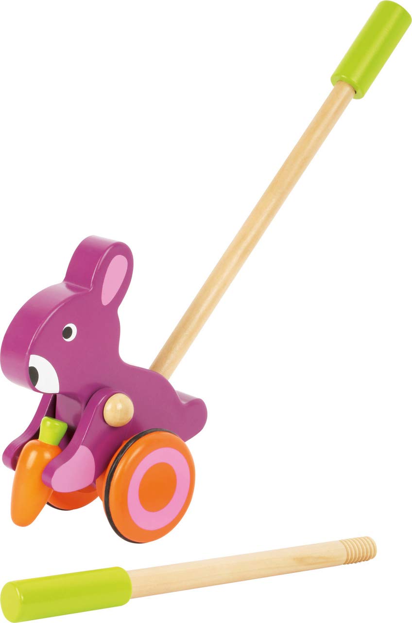 Small Foot 10867 Push-Along Wooden Hare Toy