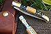 DKC Knives (14 5/18) Sale DKC-53 Blonde Squire Damascus Folding Laguiole Pocket Knife 4.5