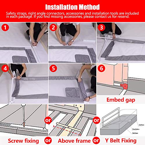 BabyGuard Bed Rails for Toddlers Extra Long and Tall Baby Bed Rail