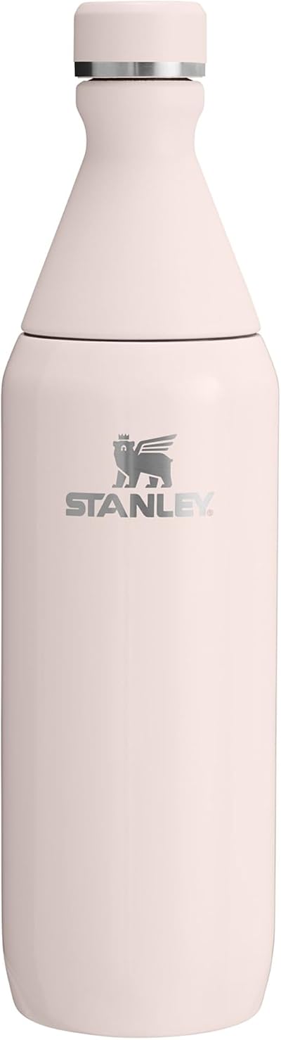 Stanley The All Day Slim Water Bottle 0.6L Rose Quartz BPA Free