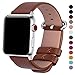 Fullmosa Leather Bands Compatible with Apple Watch 41mm 40mm 38mm 42mm 44mm 45mm 46mm 49mm Women Band Strap for iWatch Ultra 2/Ultra/10/9/8/7/6/5/4/3/2/1/SE2/SE, 42mm 41mm 40mm 38mm Brown