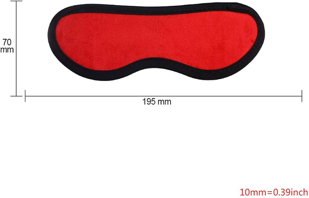 Qisuw 11 Pcs Plush Bondaage Set - Nylon PU Leather Foot Hand Ccuffs Eye Mask Blindfolded Gag and Annal Tail Tool : Clothing
