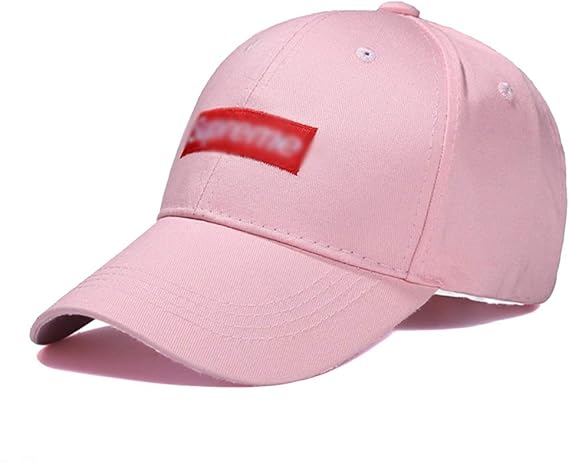 Amazon Huo 100 コットンベースボールキャップアダルトゴルフキャップ調整可能なサイズの帽子 56 64cm 色 Pink マリンウェア 通販