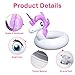 Unicorn Pool Float, Pool Floats for Kids Inflatable Unicorn Float for Pool Kids Floaties Swim Rings Summer Toys for 5 10 Year Old Girls Boys Toddlers Child Floating Tubes