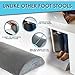Rest My Sole - Foot Rest Cushion for Under Desk - Ergonomic Footrest Your Feet Will Love at Home or Office - Resilient Comfort Foam, Non-Slip Lower Surface and Low Profile for Optimum Leg Clearance