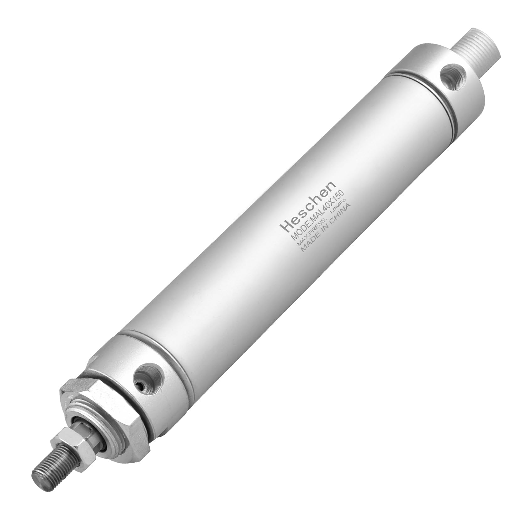 Heschen Pneumatic slim Air Cylinder MAL 40-150 PT1/4 port 40mm Bore 150mm Stroke Double Acting