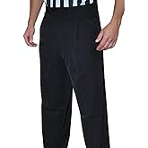 Smitty Men's Basketball Premium 4-Way Stretch Pleated Front Officials Pants - Slash Pockets
