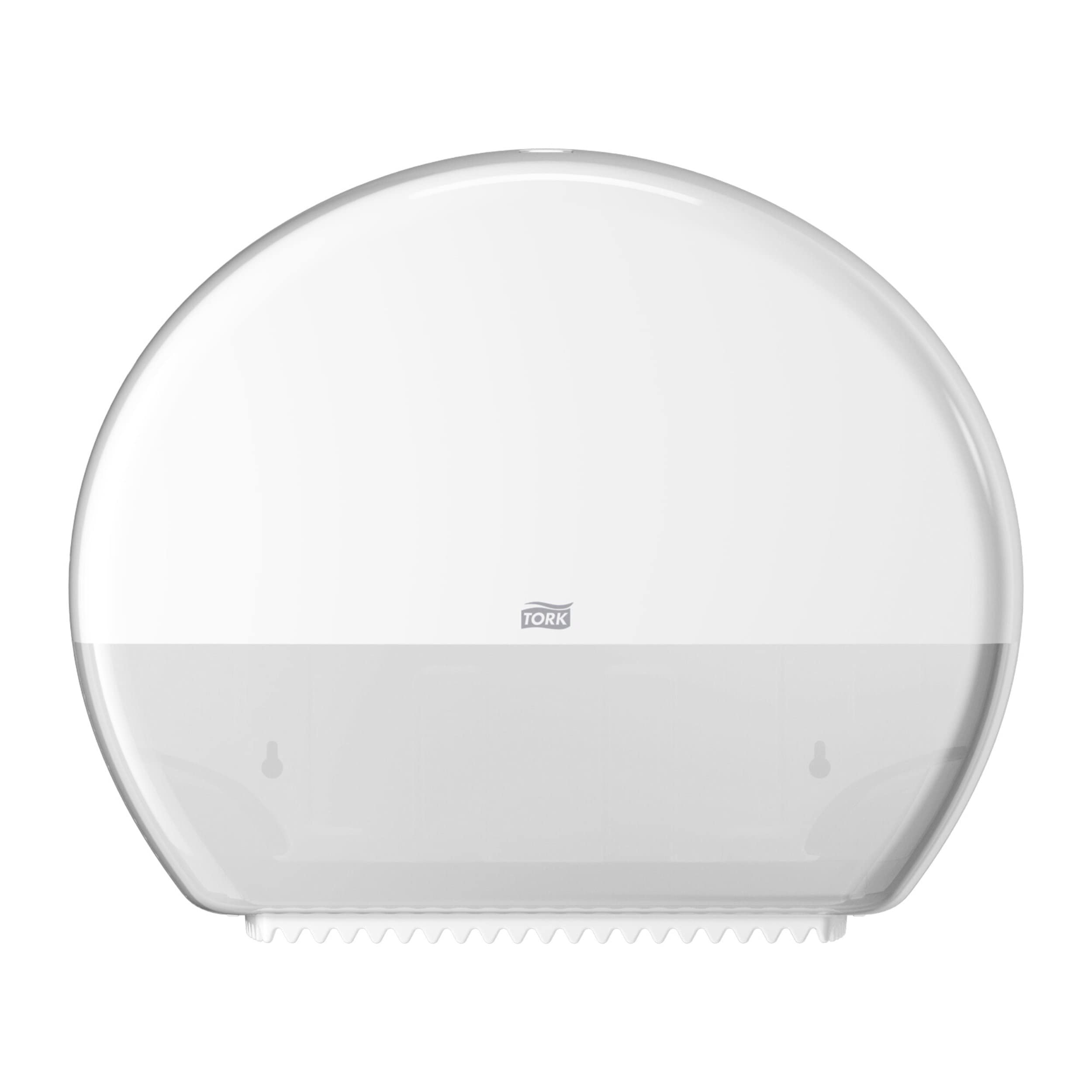Tork Jumbo Toilet Roll Wall Mounted Dispenser White T1, High Capacity, Elevation Range, 554000