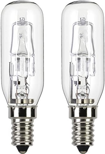 2 x 240v 30w = 40w ECO Halogen lamp for use within a Rangemaster cooker hood / chimney. 240v. SES (E14) Small Edison Screw. Energy saving light bulb