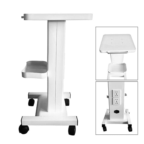 thumbnail image 2 of TFCFL Rolling Trolley Cart – White Storage Organizer For SPA Beauty Salon 2 of 3