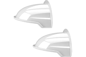 OWOKISO Universal Security Camera Sun Rain Cover Shield - Length 11.4", Width 8.0", Height 6.2" - Weatherproof Protective Roof for Dome/Bullet Outdoor Cameras (White, 2Pack)