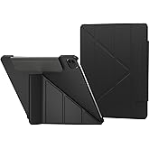 SWITCHEASY Origami iPad Case for 2024-2025 iPad Air 11 (M2/M3)/ iPad Pro 11" 2022-2018 (1st-4th Gen) & Air 10.9" 2022-2020 with Multi-Angle Stand - Black