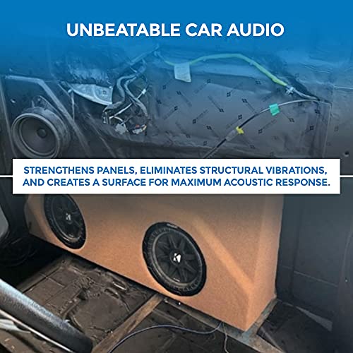 Second Skin Audio Damplifier Pro Premium (2mm) Automotive Sound Deadening Mat Butyl Rubber Car