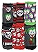 DC Comics Harley Quinn Joker Batman Emoji 6 Pack Ankle Socks