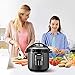 Pressure Cooker Instant Crock 10-in-1 Pot Pro Series 19 Program 6Q with German ThermaV Tech, Cook 2 Dishes at Once, BONUS TEMPERED GLASS LID, Saute, Steamer, Slow, Rice, Yogurt, Sterilizer