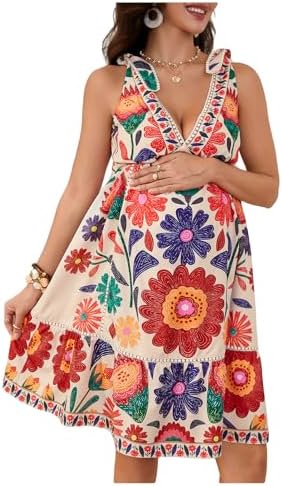 ivory floral embroidered maternity midi dress PinkBlush Ivory Floral Embroidered Maternity Midi Dress at Amazon Women's Clothing store