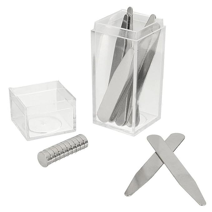 MX 4 Sizes Stainless Steel Metal Collar Stays (10pcs) + 10 x