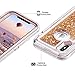 Coolden Case for iPhone X Case Protective Glitter Case for Women Girls Cute Bling Sparkle Quicksand Heavy Duty Hard Shockproof TPU Cover for iPhone X/10 5.8 Inches, Rose Gold