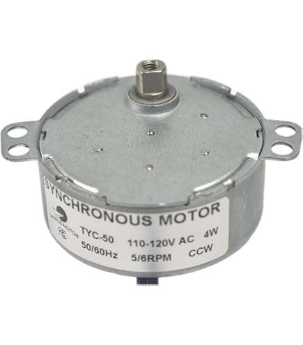 Motore Sincrono TYC-50 AC 12V 20-24RPM - 4W, Per Microonde, Girabicchieri, Progetti DIY - Foto 3