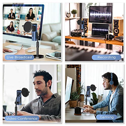 USB Microphone, MYDASH Computer Cardioid Condenser PC Gaming Microphone