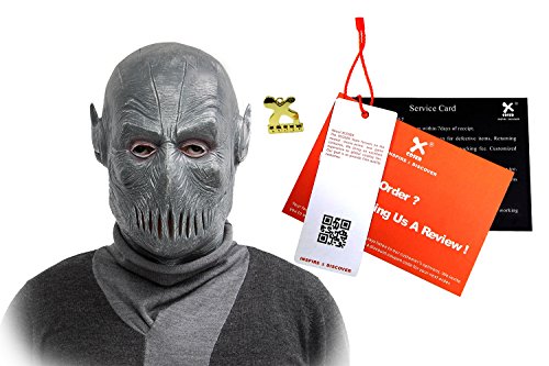 XCOSER Zoom Mask Helmet Props for Halloween Masquerade Costume Latex - Image 8