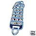Black & White Label Company Holds 200 - Tiny Toy Bag Storage Carrier Organizer Container - Collectors Carrying Tote Compatible W/Mini Colleggtibles LoL Fash'ems (Blue)
