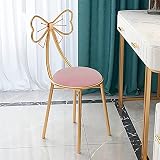 thumbnail image 2 of Youyijia Pink Round Makeup Stool - Soft Padded Dressing Table Chair For Bedroom Or Living Room, 30x30x43cm 2 of 13