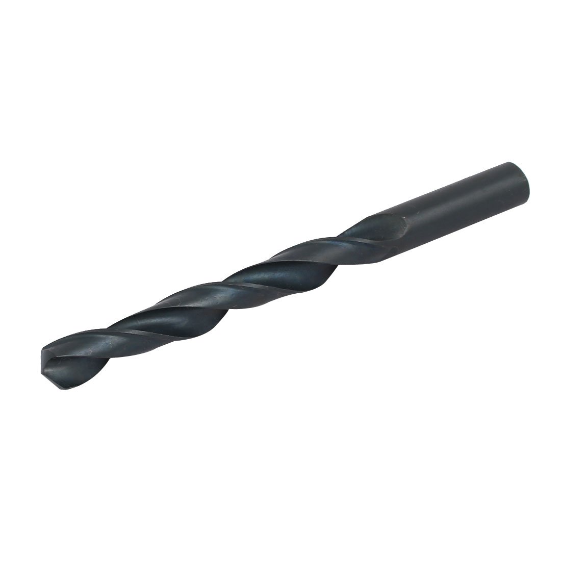 sourcingmap 13mm Dia HSS 2-Flute Straight Shank Twist Drill Bit Drilling Tool Black